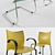 Versatile Argenta Chairs | 890x585x585 cm 3D model small image 3