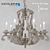 Hayman Bay 8-Light Chandelier 3D model small image 1