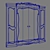 Classic Medium Quality Cabinet 3D model small image 2