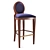 Elegant Bar Chair: Angelo Cappellini 6310SB 3D model small image 1