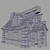 Cartoon Fantasy Building: Simplistic Elegance 3D model small image 3