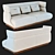 Luxury Bentley Home Sofas 3D model small image 2