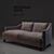 Montauk Sofa Scroll: Canadian Elegance in a Sofa 3D model small image 2
