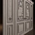 Elegant Double Glass Doors 3D model small image 3