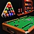 Modern Suite II 8ft Pool Table 3D model small image 2