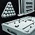 Modern Suite II 8ft Pool Table 3D model small image 3