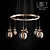 Modern Loft-Style 6-Light Chandelier 3D model small image 1