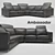 Luxury Ambassador Sofa 3D model small image 1