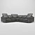 Luxury Ambassador Sofa 3D model small image 3