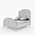 Kingston Luxury Sleeper Bed 3D model small image 3