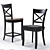 Title: Vintner Bar & Dining Chair 3D model small image 2