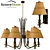 Bamboo Shades Chandelier: Kwai 3D model small image 1