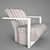 Title:  Elegant Italian Leon Corte Zari Chair 3D model small image 2