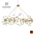 Golden Lighting Aiyana Chandelier - Sleek and Stylish 3D model small image 1