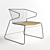 Luxe Lut Chair: Minimalist Elegance 3D model small image 1