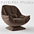 Italian Nieri Polo Armchair 3D model small image 1