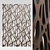 Wooden Decorative Partition: Versatile, Stylish, and Functional 3D model small image 1