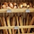 3D Bread Display Stand: Bakery Perfection! 3D model small image 3