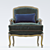 Elegant Carpanese Chair: Le Vie Della Moda 3D model small image 2