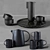 Stoneware Pitcher & Kettle Set 3D model small image 1