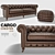 Cargo Chester Sofa: Realistic 3D Model with Jerome & Smith Collection 3D model small image 1