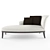 Elegant TECNI NOVA Chaise Lounge 3D model small image 1