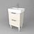 Duravit-Style Sink: Modern Elegance 3D model small image 1
