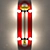 Skateboard Wall Lamp 3D model small image 2