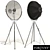 Elegant Mariano Fortuny Lamp 3D model small image 1