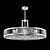 Crystal Enchantment Chandelier, 43cm Height, 94cm Width 3D model small image 1