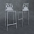 Ego-Rock Fiber-Reinforced Bar Stool 3D model small image 3