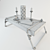 Loft Tube Table Set: Accessories Included 3D model small image 3