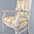 Belfan Prestige Chair 3D model small image 2