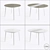 Round Expandable Table 3D model small image 1