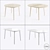 Round Expandable Table 3D model small image 2