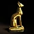  Exquisite Egyptian Cat Decor 3D model small image 1