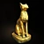  Exquisite Egyptian Cat Decor 3D model small image 2