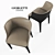 Timeless Elegance: Giorgetti Diana Chair 3D model small image 2