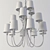 Elegant Visual Comfort Chandelier 3D model small image 3