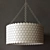 Elegant Capiz Pendant Light 3D model small image 2