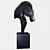 Graceful Equine Art Sculpture 3D model small image 1