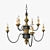 All-Inclusive Vray 3DS Max Chandelier 3D model small image 1