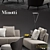 Elegant Minotti Seymour Sofa 3D model small image 2