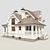 Modern Borviha House: 3D Model 3D model small image 1