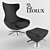 Ultimate Comfort: LEOLUX CARUZZO Leather Armchair 3D model small image 1