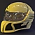 Race Millennium Helmet 3D model small image 1