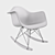 Modern Eames RAR Rocking Chair 3D model small image 2