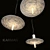 Elegant Ceramic Pendant Light 3D model small image 2