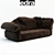 Title: Edra Sfatto - Big and Comfy Sofa 3D model small image 1