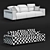 Hampton Sofa: BoConcept Design 3D model small image 3